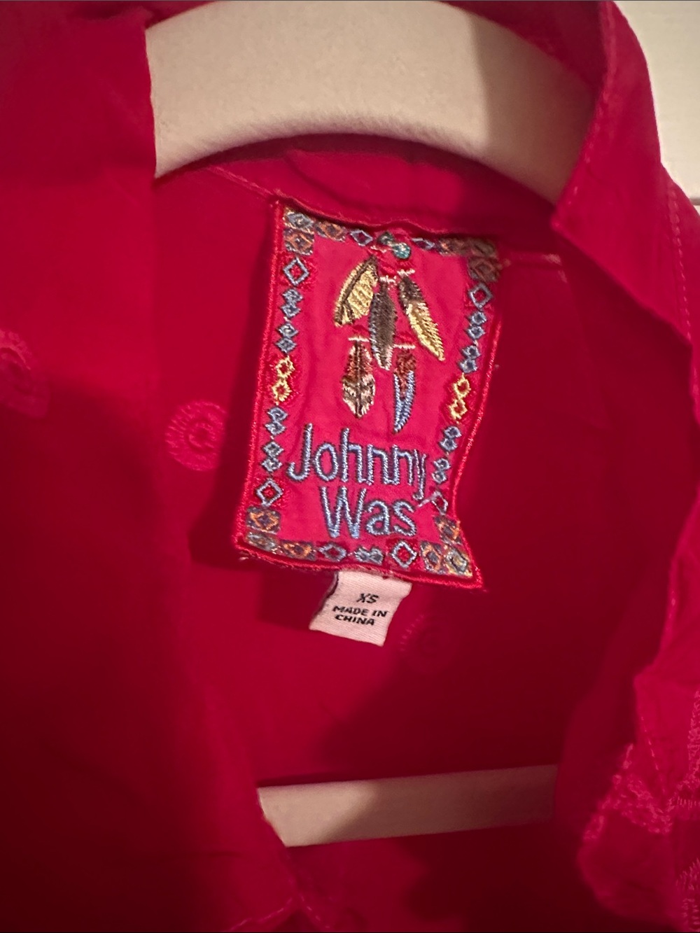 Johnny Was RUNSWICK LENNY BUTTON DOWN XS - Picture 3 of 4